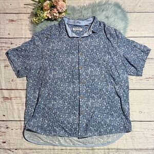 Tommy Bahama Veracruz Cay Sand Dollar Printed Short Sleeve Button Down Shirt